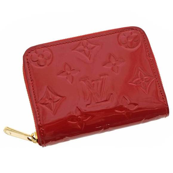 Louis Vuitton Vernis Red Coin Zippy Wallet dAmour Pomme Patent Card - Picture 1 of 11
